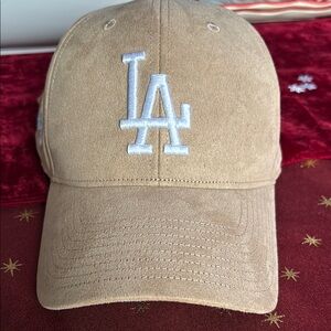 LA Tan Suede Cap